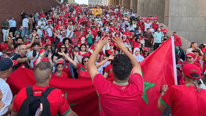 مونديال 2026: الجماهير المغربية تحتفل في أمريكا بعد إسقاط إسكتلندا