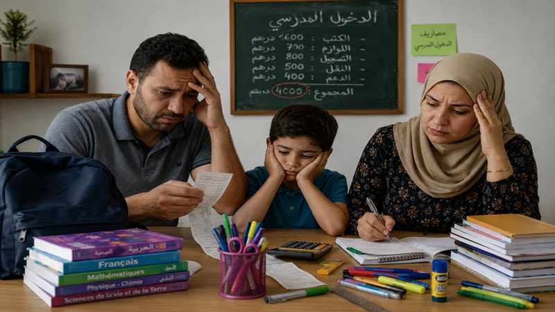 الدخول المدرسي.. صدمةٌ ماليةٌ سنوية