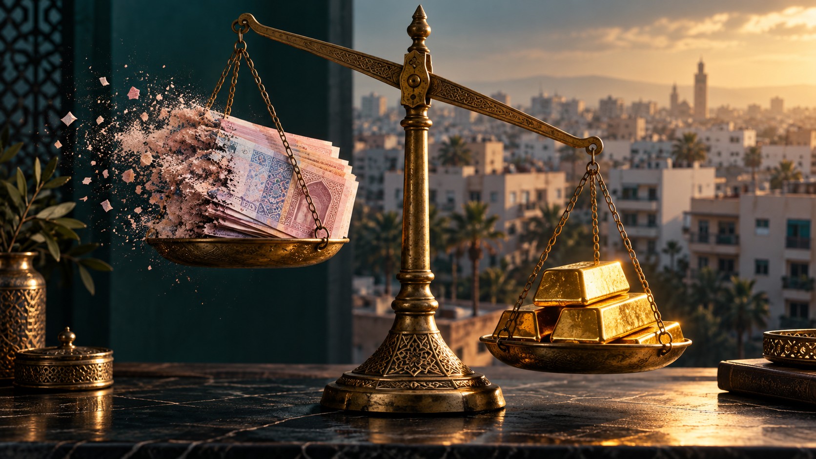 راتبك بميزان الذهب