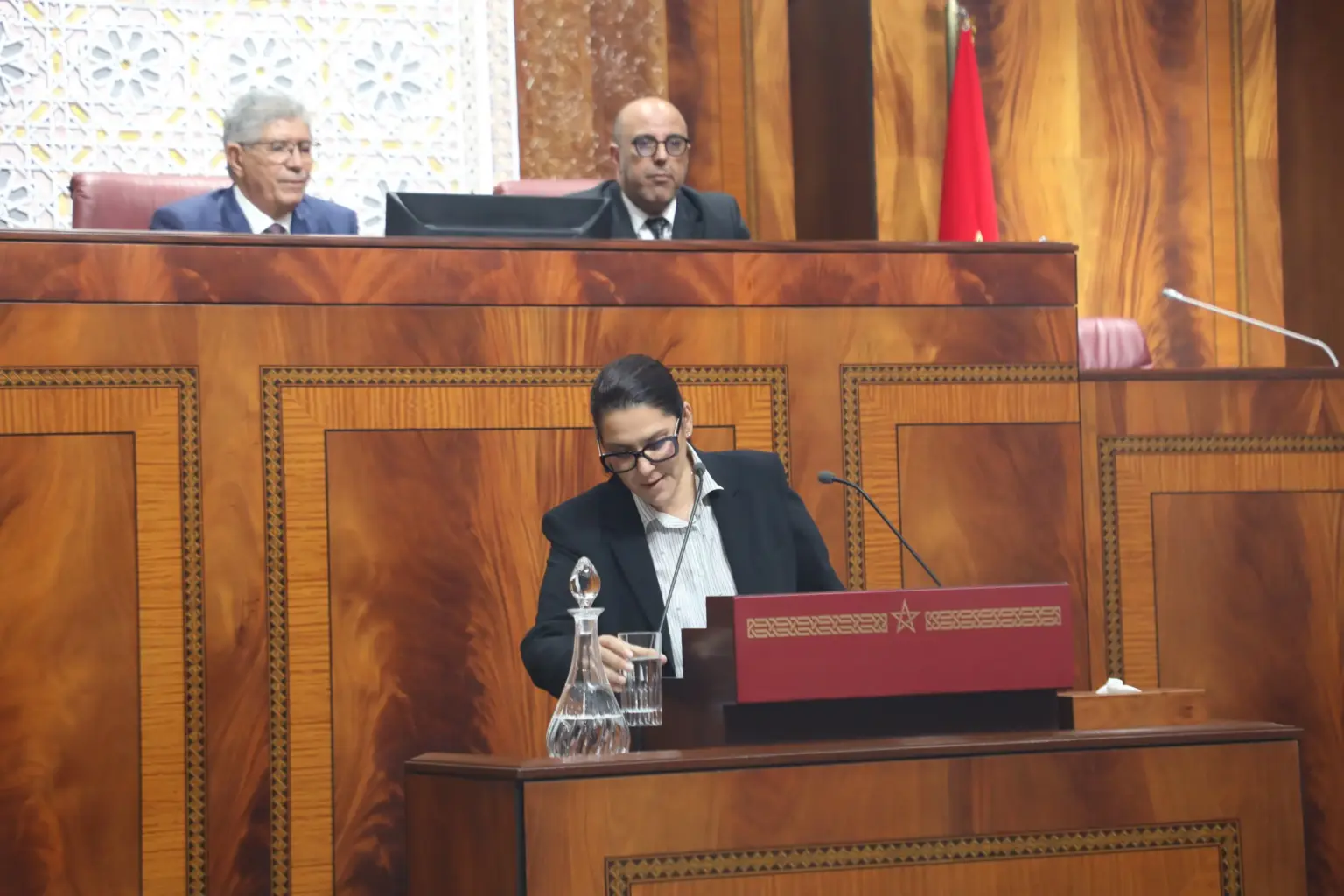 في أول كلمة لها أمام البرلمان